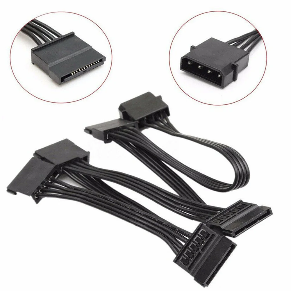IDE для SATA питания 4 Pin диск преобразовать разъемы силового кабеля стабильный