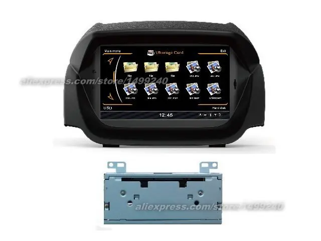 Для Ford EcoSport 2013 ~ 2014-телефон с радио ТВ DVD iPod BT 3G Wi-Fi HD-экран мультимедийная система |