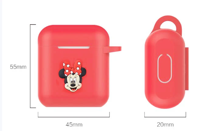 3D мультяшный наушник силиконовый чехол для Apple Airpods аксессуары защитный чехол украшение чехол для наушников чехол для куклы Подарки