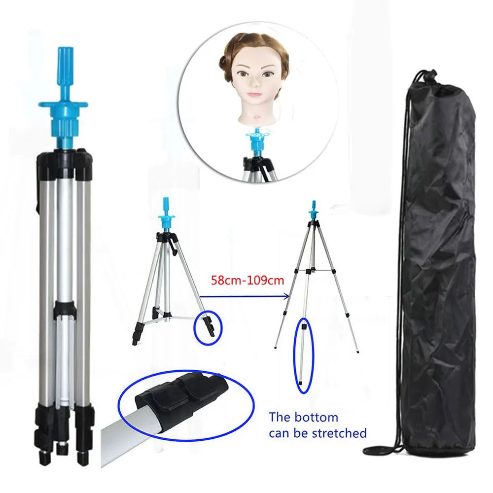 

Регулируемый тренировочный держатель Манекен головной парик подставки инструменты парикмахерские Штативная головка салон накладные волосы головы держатель зажим