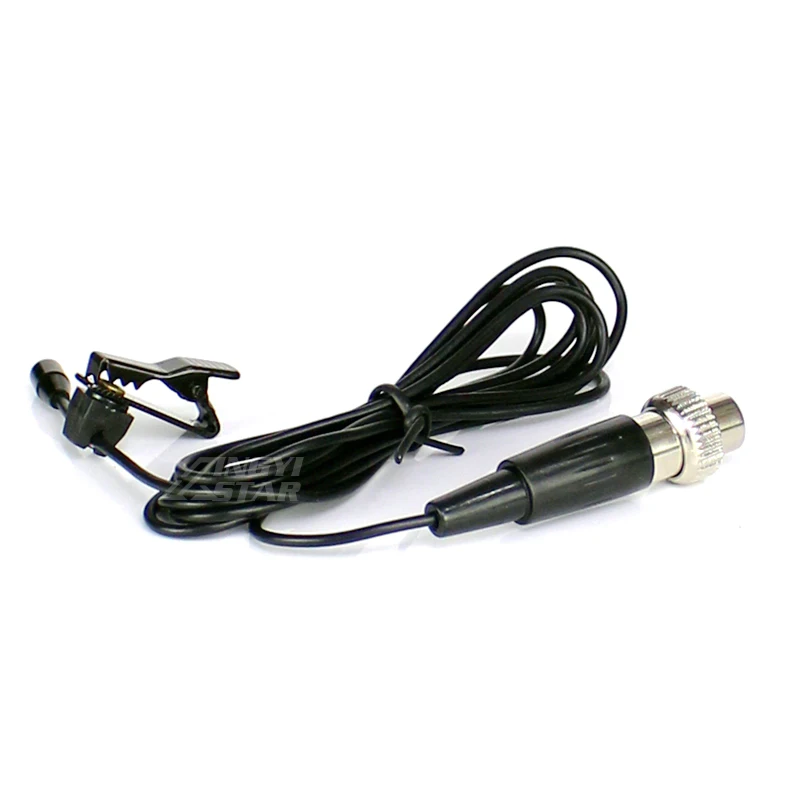 10 шт. мини XLR 4 Pin TA4F замок петличный микрофон с зажимом Микрофон Для MIPRO UHF