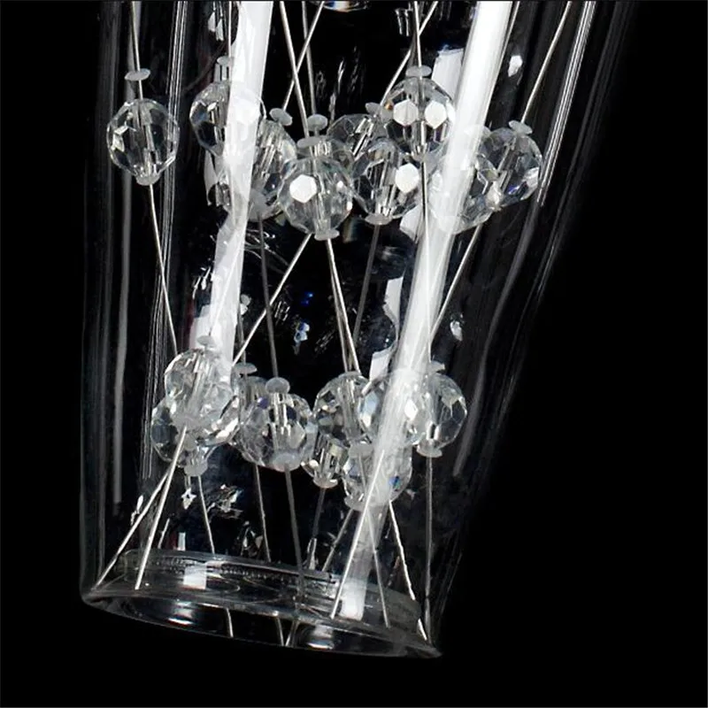 

Modern Fashion Creative K9 Crystal Glass Led 5w*1/3 Heads Pendant Light for Dining Room Living Room AC 80-265V 1366