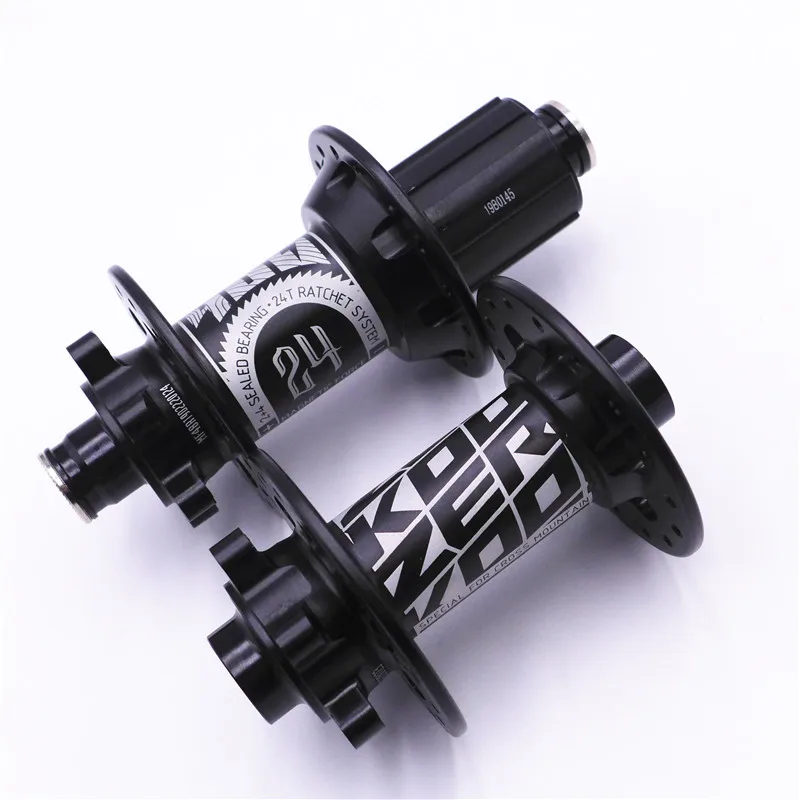 KOOZER MF480 MTB концентратор 32 отверстия дисковый тормоз горного велосипеда подшипник ступицы трещотка системы - Цвет: black Thru shimano