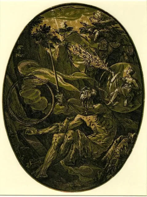 Sabbath Hans Baldung история волшебства декоративный плакат из крафт бумаги холст