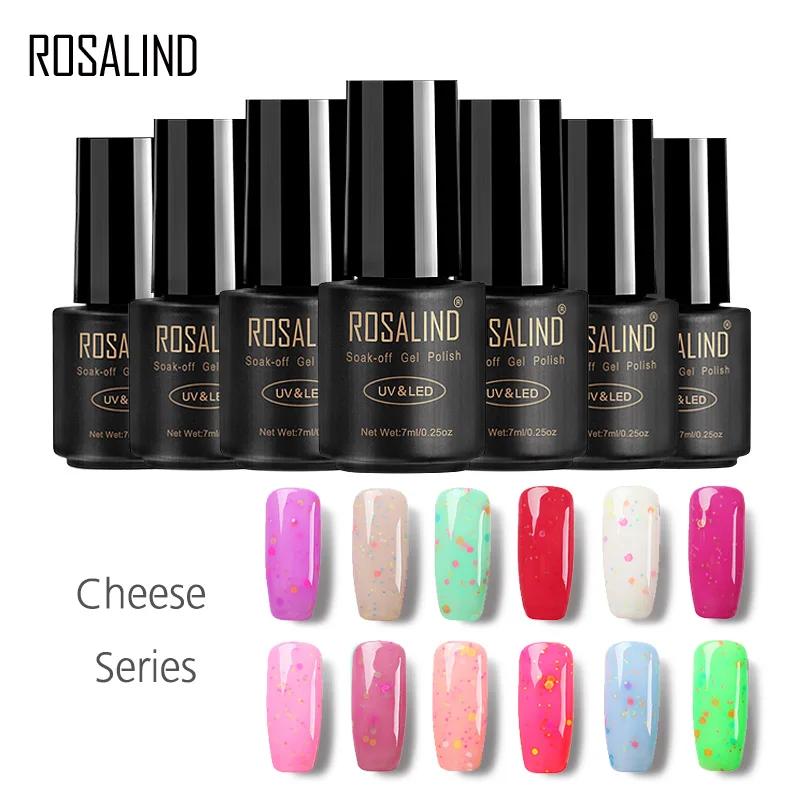 Гель лак для ногтей ROSALIND 1S 7 мл|polish uv gel|gel gelsoak-off gel |