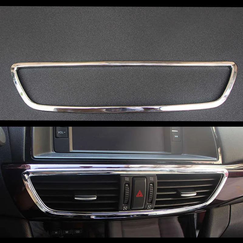 

Яркая крышка переключателя переменного тока ABS для Mazda 6 Atenza, декоративная закрепка центральной консоли, автомобильный Стайлинг, автомобиль...