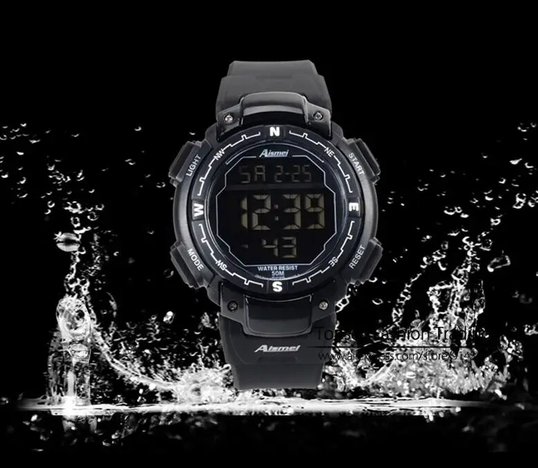 2016 новинка электронные для мужчин спортивные часы светодио дный светодиодный