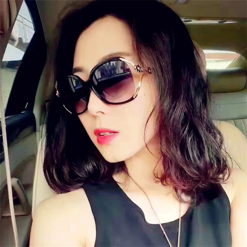 Фото Занавес Gafas de sol Mujer круглые очки новые женские солнцезащитные Camellia полые Занавес Gafas de sol Mujer круглые очки новые женские солнцезащитные Camellia полые