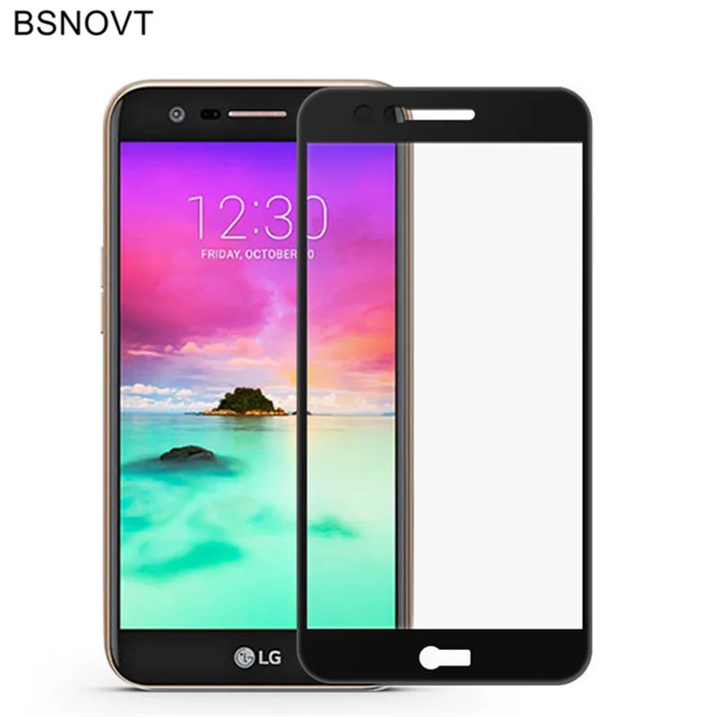 2 шт Защита экрана для LG K10 2017 стекло закаленное Полное LV5/M250N полное покрытие BSNOVT |