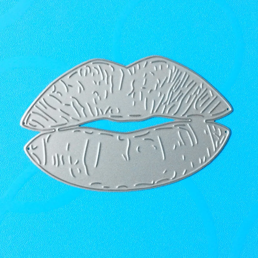 YLCD153 Kiss металлические режущие матрицы для трафареты скрапбукинга фотоальбом
