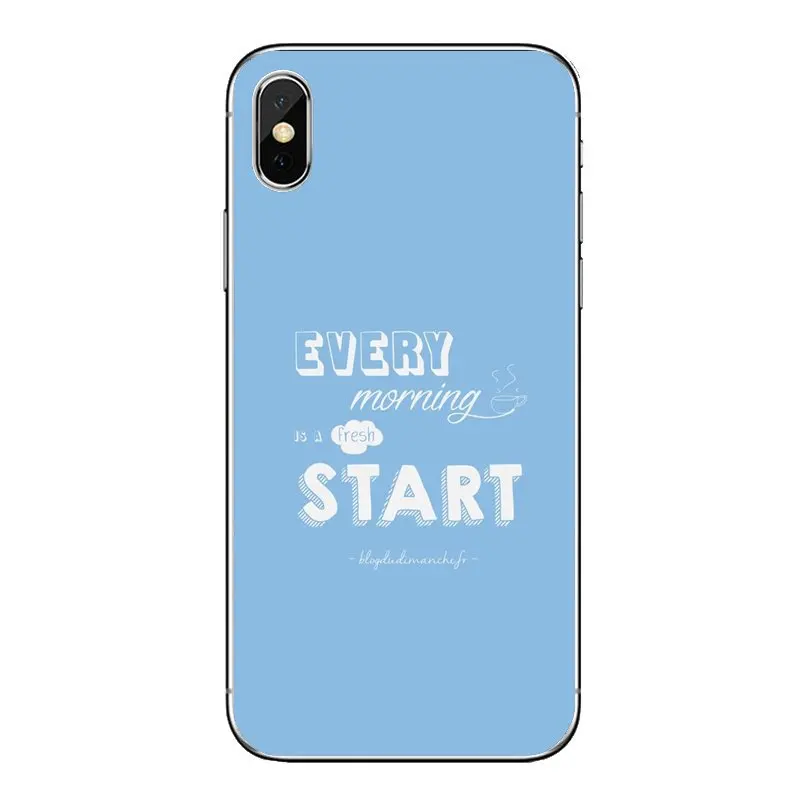 Прозрачные чехлы из ТПУ для Huawei Honor 8 8C 8X 9 10 7A 7C Mate 20 Lite Pro P Smart Plus Stay Positive обои