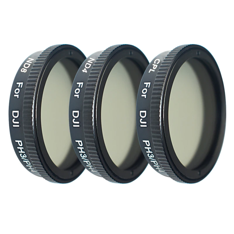 

Lens Filter Protector CPL+ND4+ND8 Filter Drone Accessories For DJI Phantom 3SE/3Standard/Pro/Advanced/Phantom 4 Standard