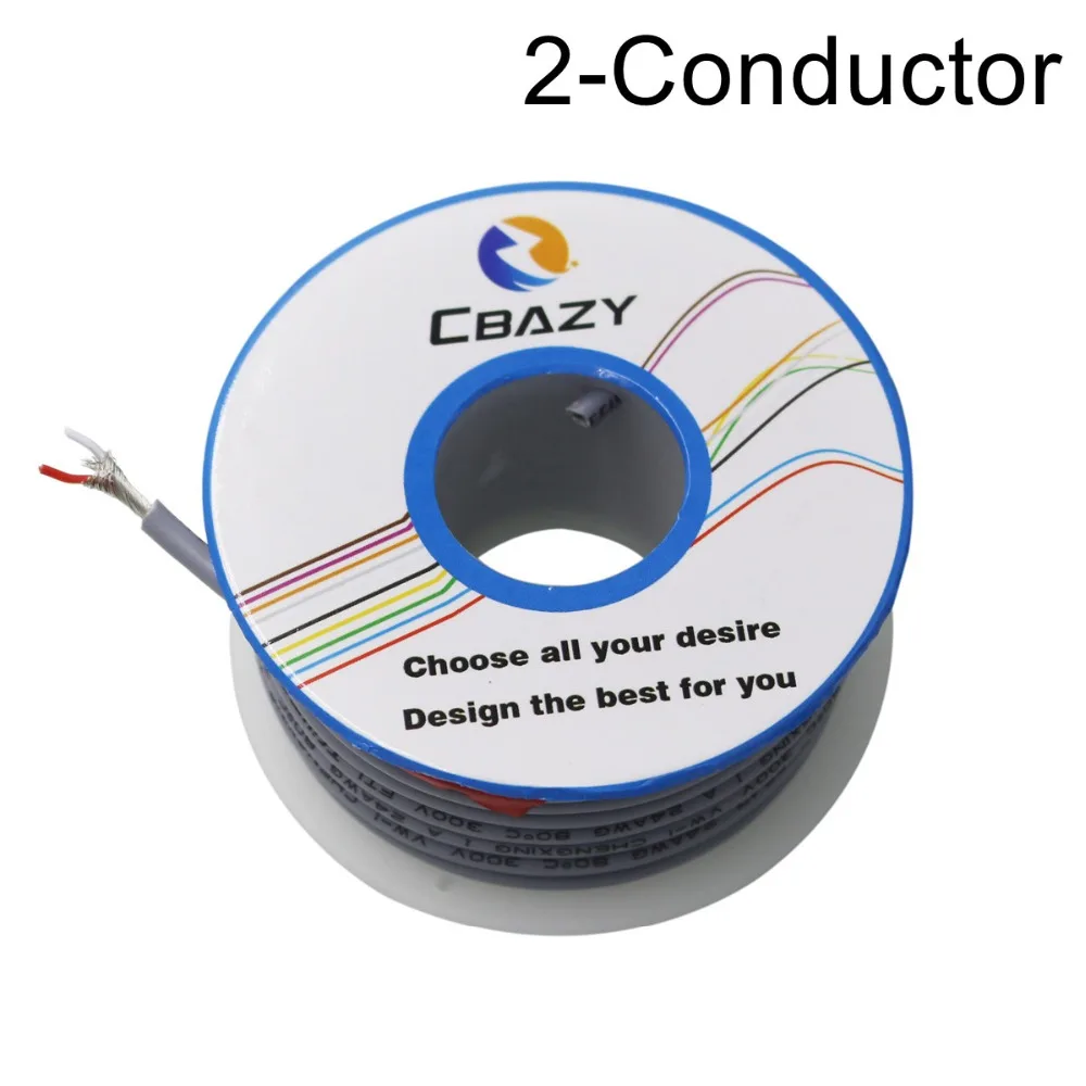 2C Grey 8M UL 2547 26 AWG многожильный контрольный кабель медный провод экранированный