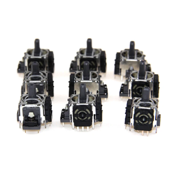 10PCS/LOT 3D analog joystick joysticker for Playstation 4 PS4 controller repair Black | Электроника