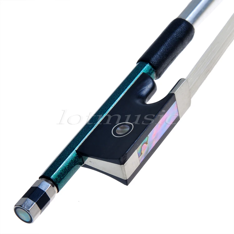 Профессиональные стандартные Супер Зеленые луки для скрипки из 4/4 углеродного