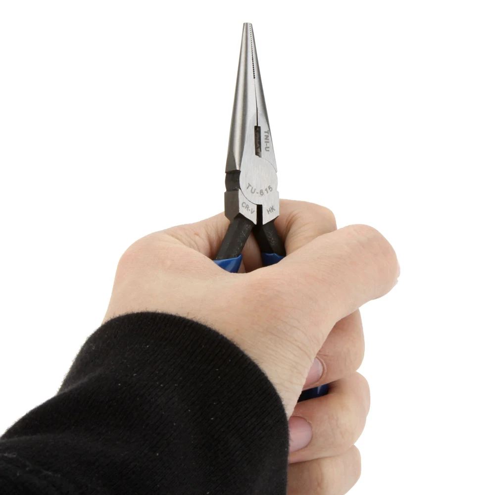 wholesale TU-615 5&quot Mini Durable Multi-purpose Long Nose Pliers Wire Cable Cutter Cutting Nipper Hand Tools Ferramentas M |