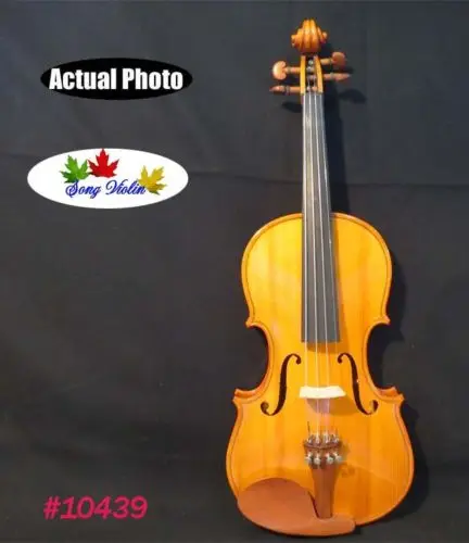 

Hand made Solid Wood Strad style SONG Brand Nice student 4/4 violin #10439