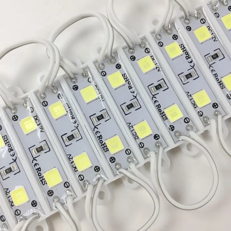 20 штук Мини светодиодный осветительный модуль DC12V 5054 SMD Водонепроницаемый IP66