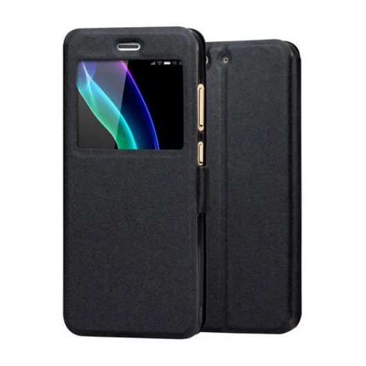 GR olamexy PU кожаный чехол для Allview X3 Soul 5," откидной Открытый Чехол для мобильного телефона складной чехол Fundas Coque - Цвет: Черный