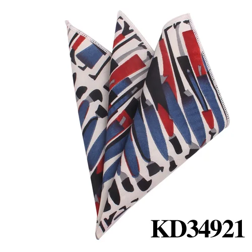 KD34921 Модное печатное карманное квадратное для мужчин и женщин Цветочное полотенце для сундуков носовые платки для джентльменов мужские костюмы платок карманное полотенце - Цвет: KD34921