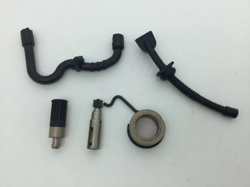 

OIL PUMP WORM GEAR Oil Fuel Line Hose Filter Kit For STIHL MS180 MS170 018 017 Chainsaw Spare Parts