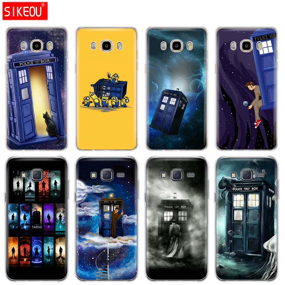 Силиконовый чехол для телефона Samsung Galaxy J1 J2 J3 J5 J7 MINI 2016 2015 prime Tardis Box Doctor Who|Бамперы| |