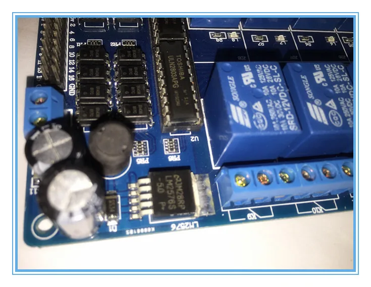 Новый 16-канальный 12 В релейный модуль для Arduino DSP AVR PIC ARM UNO Mega 2560 R3 atmel atmega 1280 (синий) |