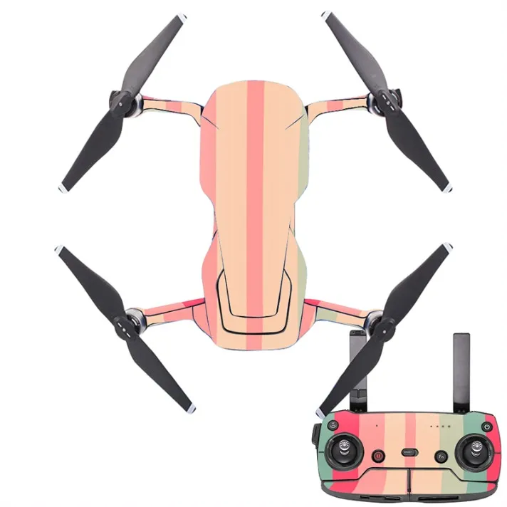 TN-DJMav icair-0034 Высокое качество самый популярный для DJI Mavic Air Drone полный корпус батарея пульт дистанционного управления крышка наклейки набор кожи стикер - Цвет: TN-DJMav icair-0034