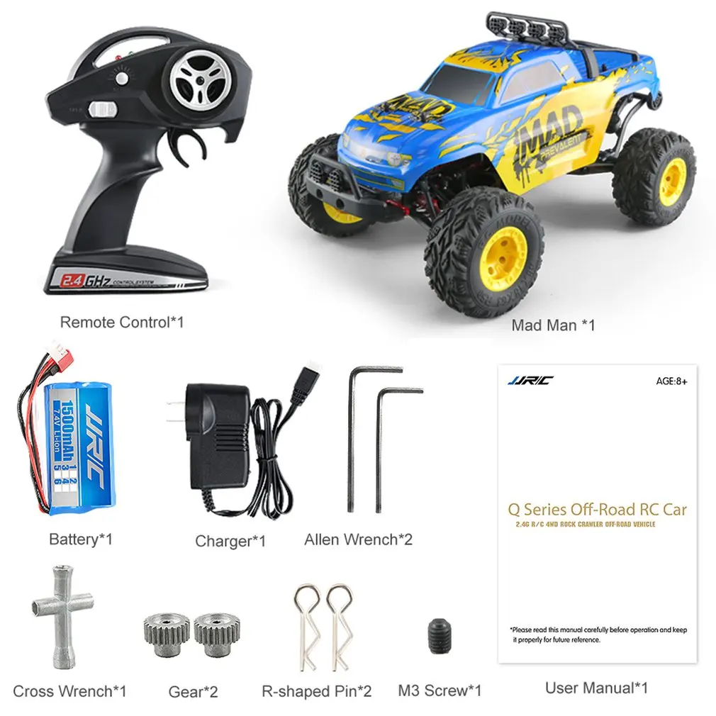 JJR/C Q40 1/12 4WD короткий ход 40 км/ч высокоскоростной Радиоуправляемый автомобиль