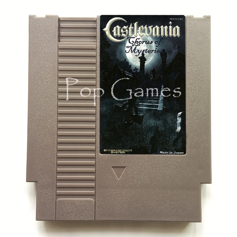 Игровой картридж Castlevania с хором загадок 72 контакта для 8 битной игровой консоли
