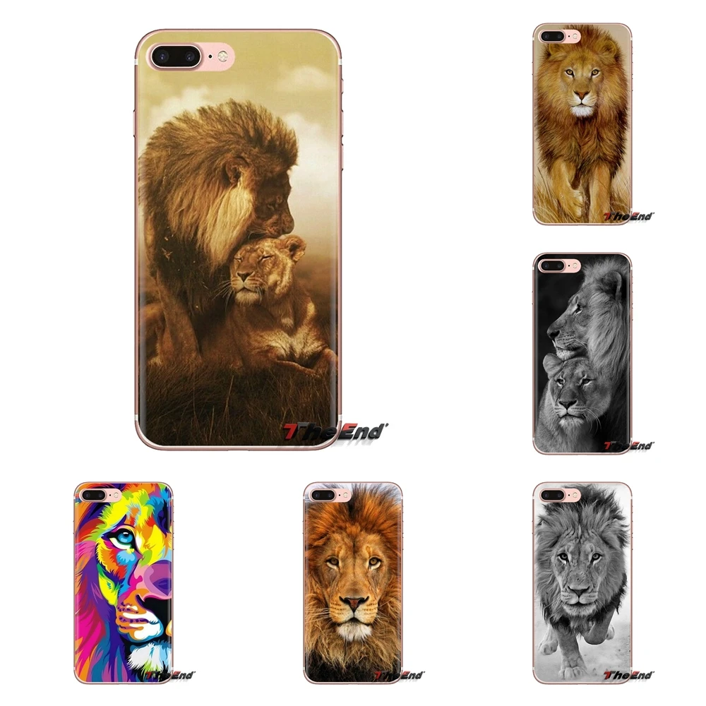 The Lion King Golden Animals Transparent TPU Covers For Xiaomi Mi4 Mi5 Mi5S Mi6 Mi A1 A2 5X 6X 8 9 Lite SE Pro Max Mix 2 3 2S |