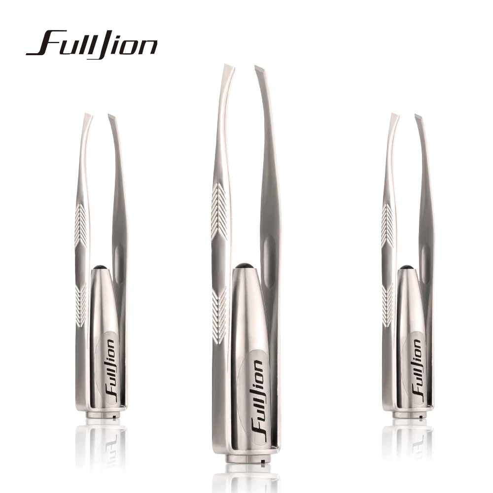 Fulljion 1 шт. светодиодные пинцеты для бровей инструменты удаления ресниц и глаз