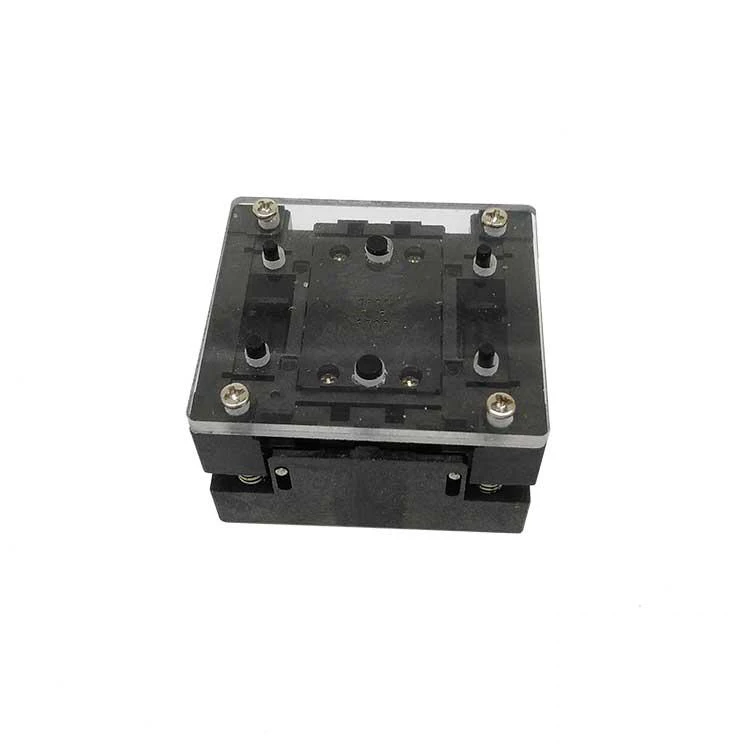 Тестовая розетка DFN8 QFN8 WSON8 с открытым верхом разъем Pogo Pin IC шаг 0 8 мм размер чипа 4 x3