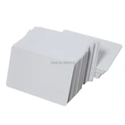 Высококачественные пустые ПВХ-карты для ID-значков, принтеров, графическое качество, белый пластик CR80, 30 мил, для Zebra, для принтеров Fargo Magicard