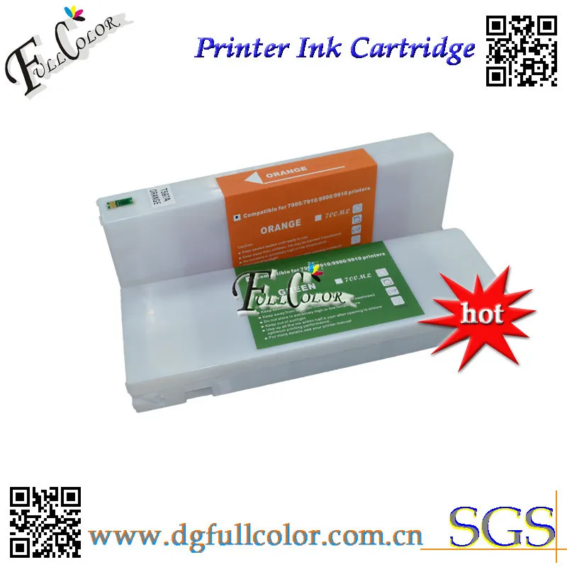 Free shipping 11pcs Printer Compatible Ink Cartridge For Epson pro 9900 9910 7900 7910 with Pigment ink