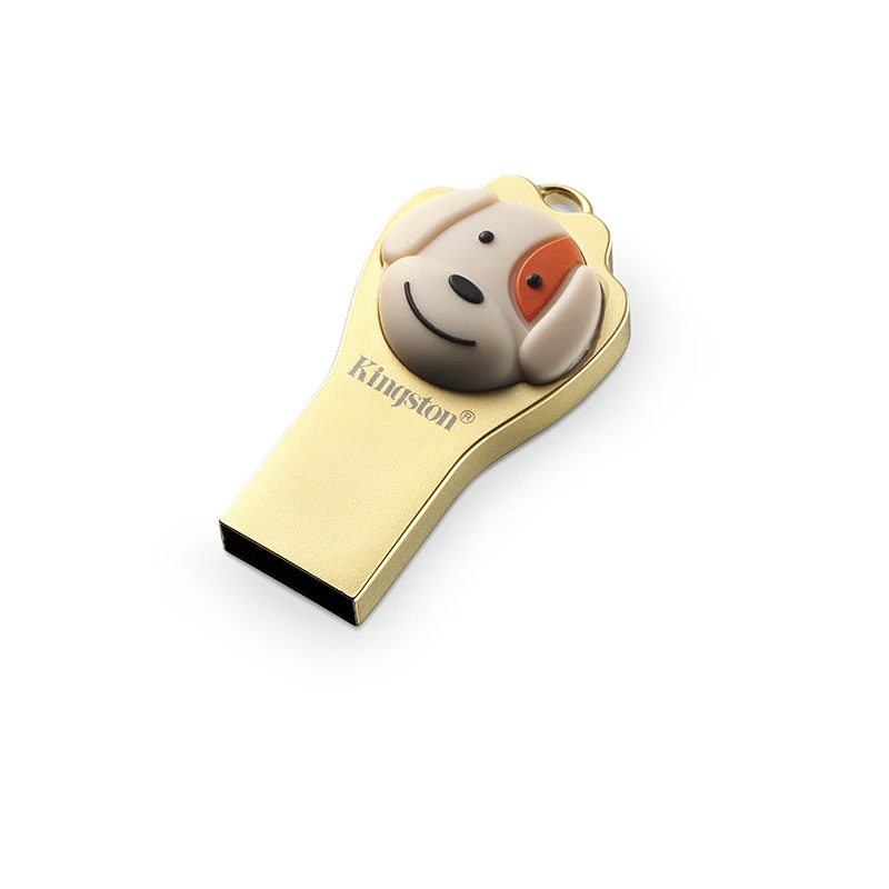 Kingston usb флеш-накопитель USB 3,1 металлическая ручка-накопитель 64 Гб высокоскоростная Флешка Год Собаки Памятное издание лучший подарок usb
