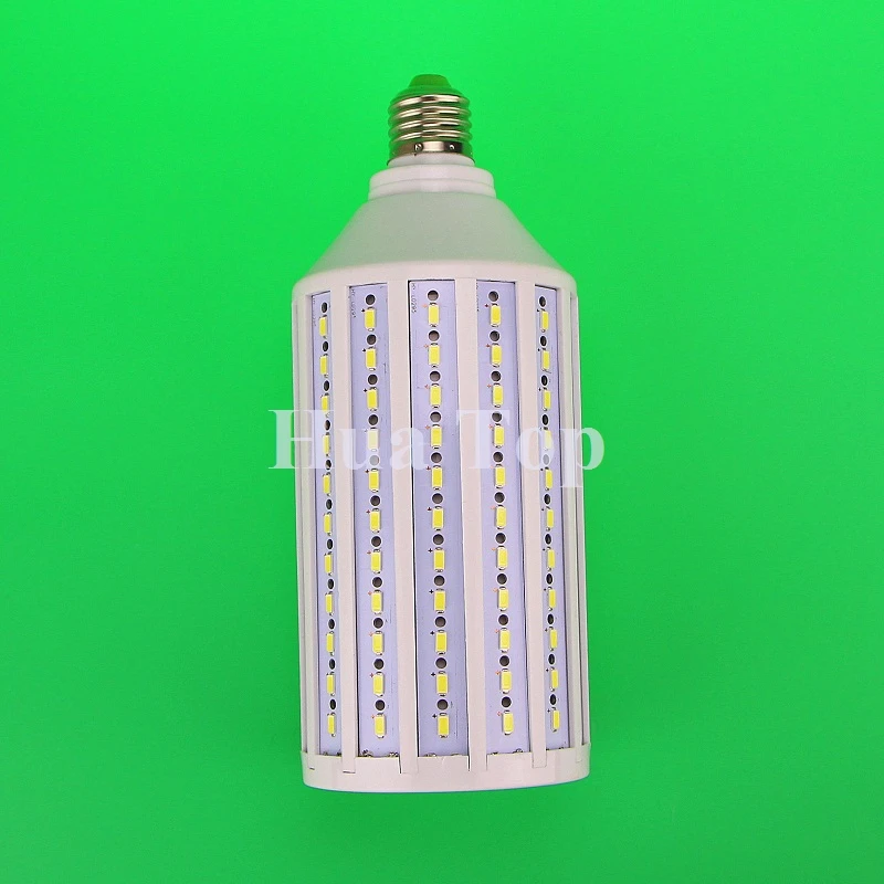 2 шт., Сверхъяркие энергосберегающие светодиодные лампы E27, E40, B22, 110 В переменного тока, 55 Вт, 5730