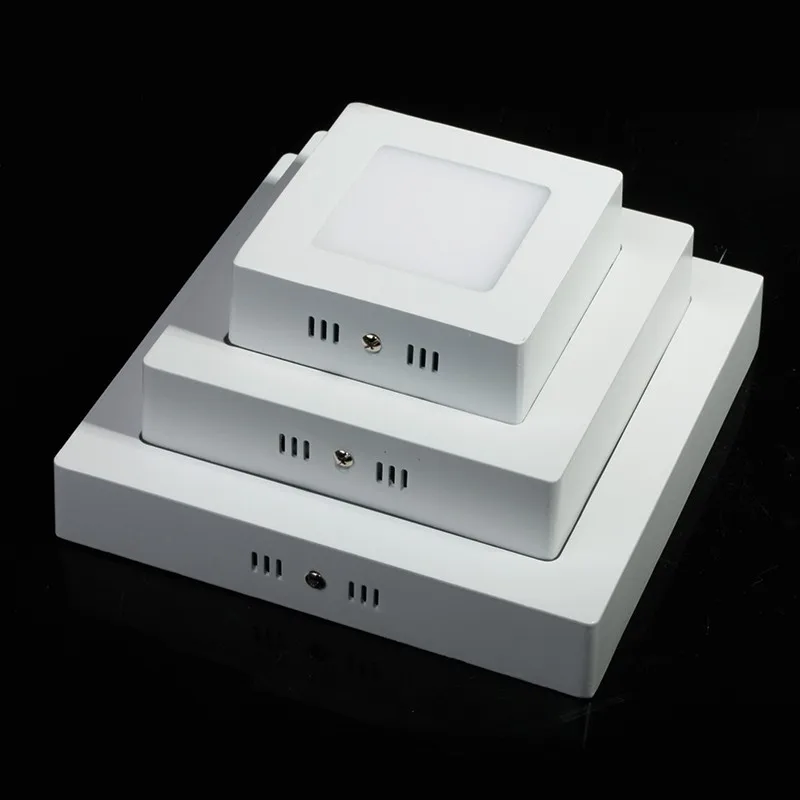 

6W/12W/18W Round/Square Led Panel Light Surface Mounted Downlight lighting Led ceiling down AC85-265V + Driver
