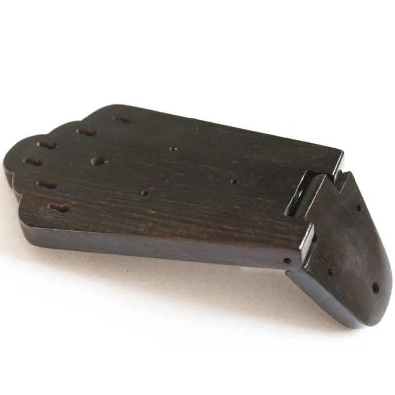 Однотонный короткий задник из черного дерева для гитары archtop|Детали и аксессуары