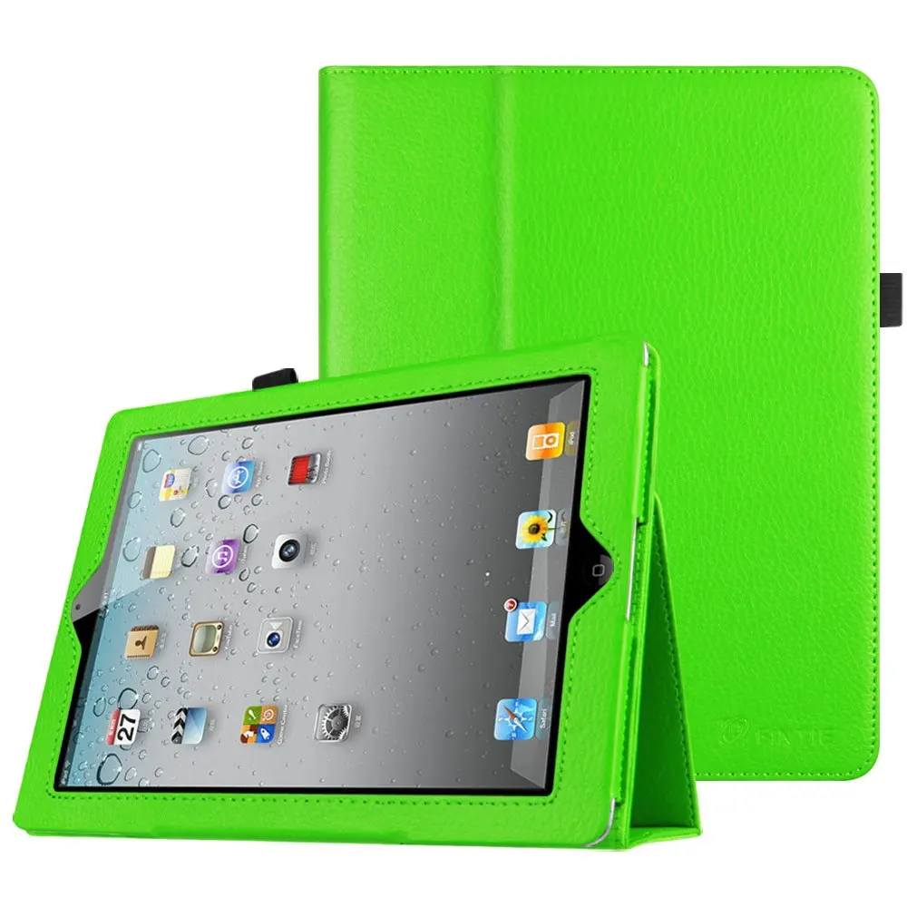 Чехол для iPad 2/3/4 Тонкий Ретро складной чехол-подставка из искусственной кожи смарт-чехол для iPad 2/3/4 A1395 A1396 A1430 A1458 9,7 дюймов Funda чехол s