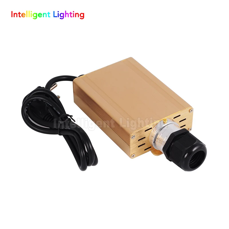 RGB 16W LED волоконно-оптический двигатель драйвер Золотой корпус с 20key RF пульт