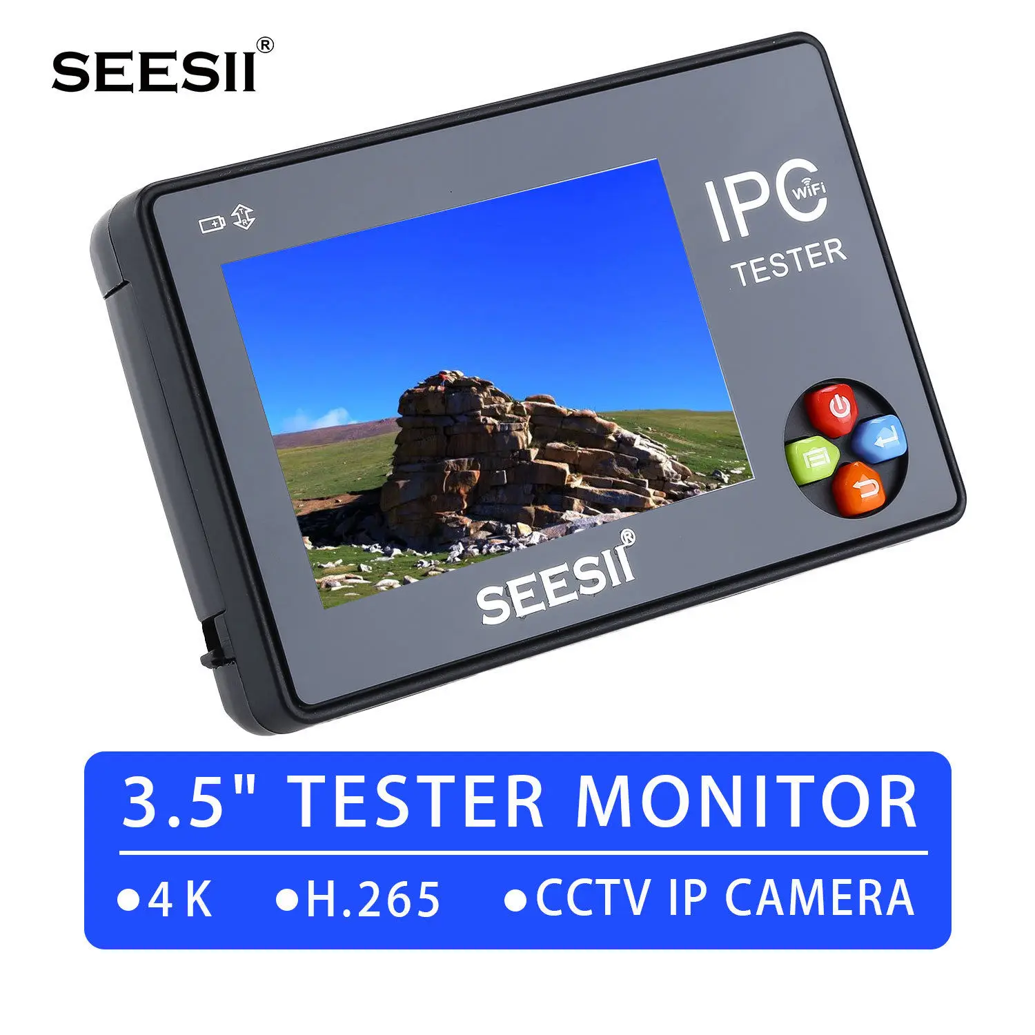 Камера видеонаблюдения SEESII 3 5 дюйма 4 к аналоговая CVBS ONVIF H.265 PTZ BNC NTSC/P управление Wi