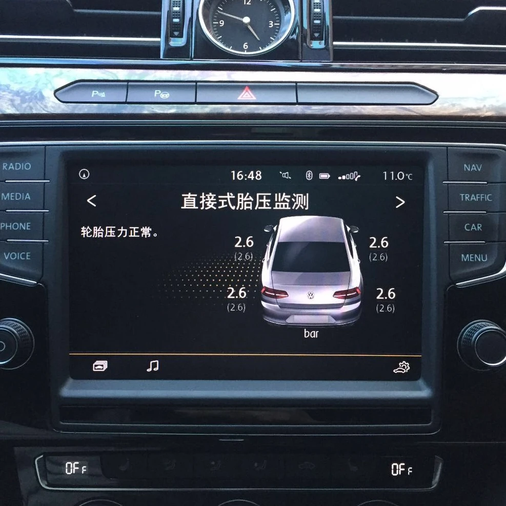 Для VWMQB Golf Passat Arteon Tiguan Touran POLO система мониторинга давления в шинах (TPMS) 4 шины sesors 1