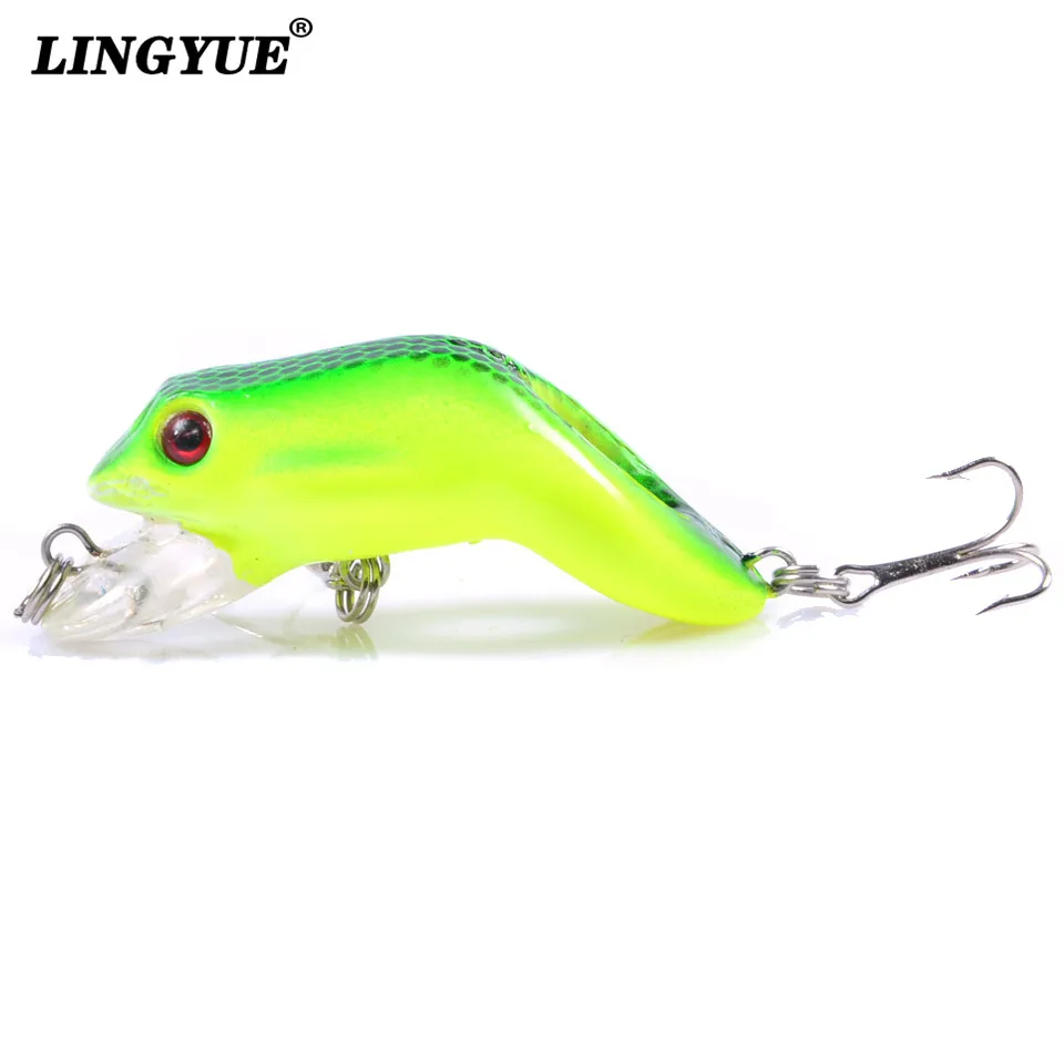 Новинка 1 шт. жесткая пластиковая рыболовная приманка в виде лягушки 5 см/8 9 г