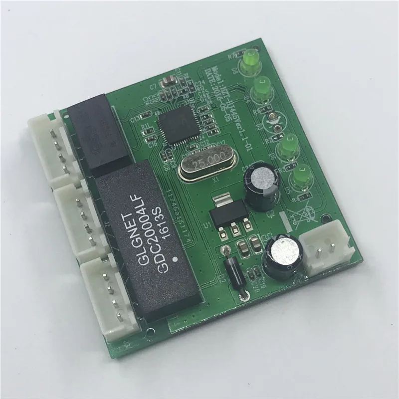 Коммутационный модуль OME с 3 портами 4-контактный разъем PCBA UTP со светодиодным