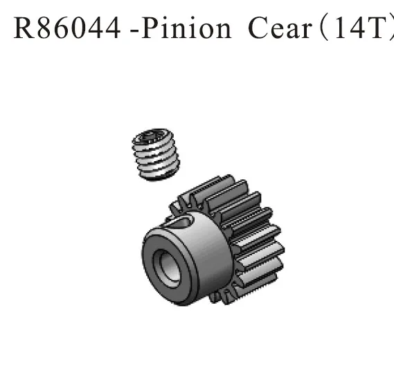 RGT RC ЗАПАСНЫЕ ЧАСТИ R86044 Pinion Cear (14 T) для EX86100 Rock Cruiser ползунки rс|Детали и аксессуары| |