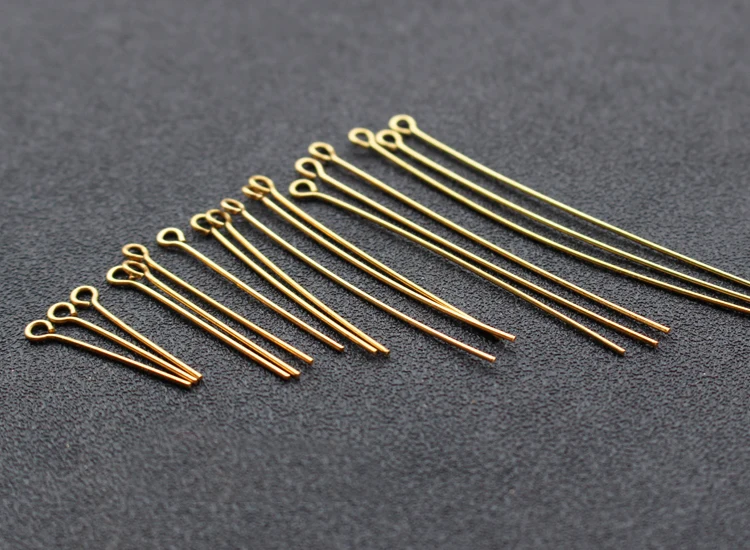 Запонки-бисер 45 мм с золотым покрытием для украшения глаз серьги-кисточки |