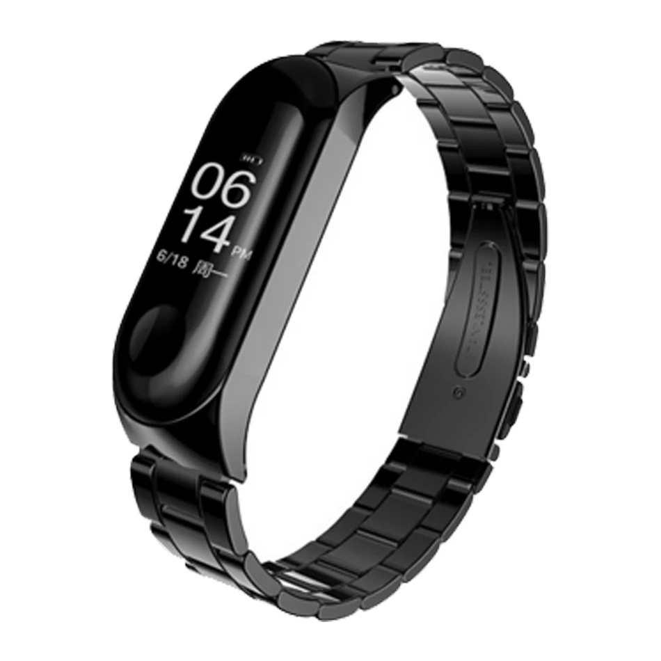 ZXJXWBTOP Metal Milanese Loop Stainless Steel For Mi Band 3 Bracelet Wrist Strap Xiaomi | Электроника
