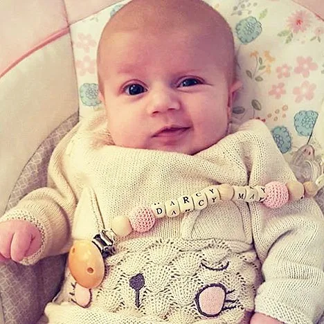 SANSHOOR деревянное ожерелье из бисера вязание крючком Mammy Прорезыватель с
