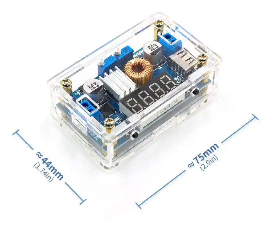 Регулируемый понижающий модуль заряда 5A CC/CV светодиодный драйвер с USB